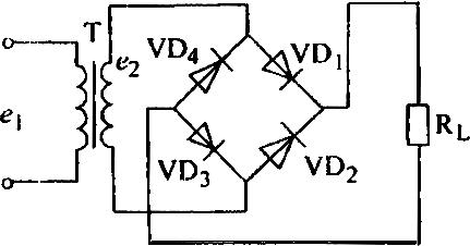 二极管电路中如何把交流电机改成直流电_二极